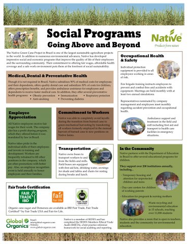 Native Social Programs
